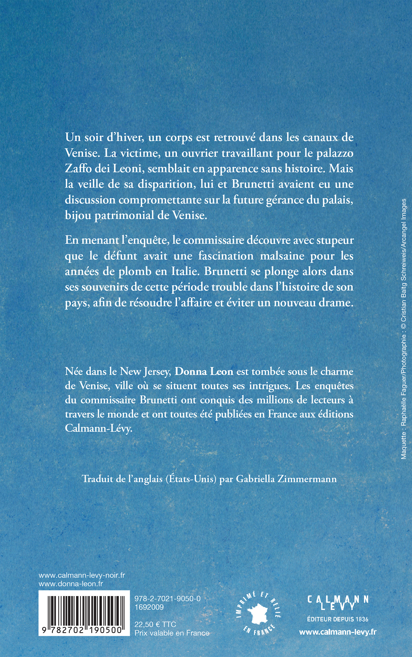 Le Palais de l'infortune - Donna Leon - CALMANN-LEVY