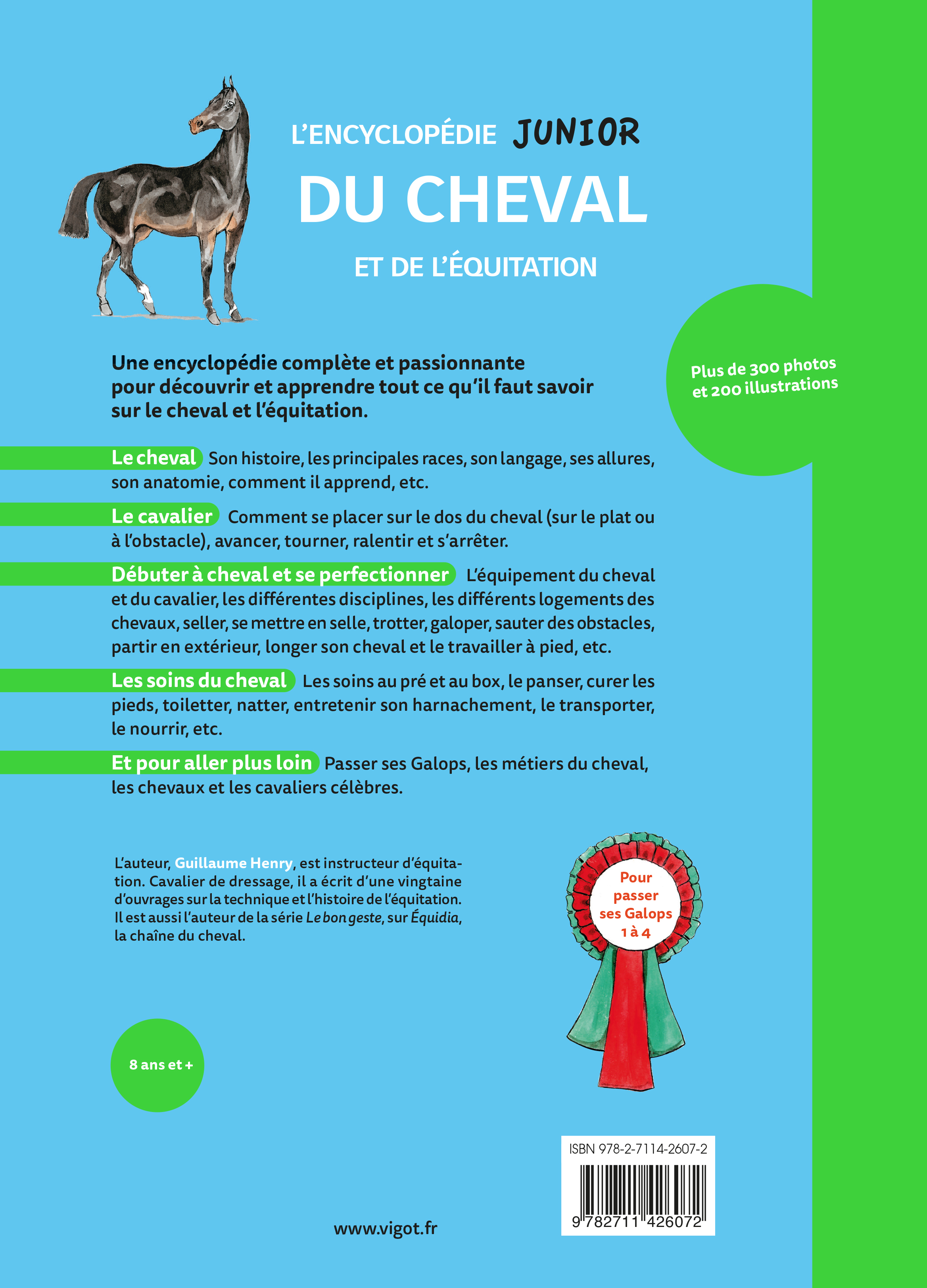 L'Encyclopédie junior du cheval et de l'équitation - Guillaume Henry - VIGOT