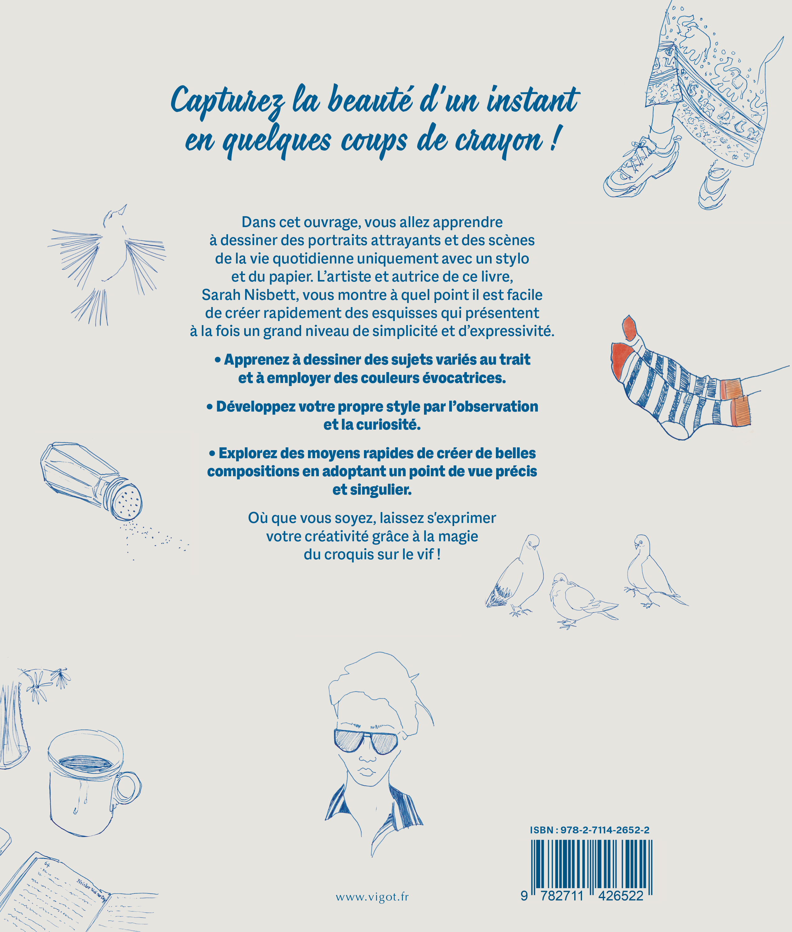 Dessiner sur le vif - Sarah Nisbett - VIGOT