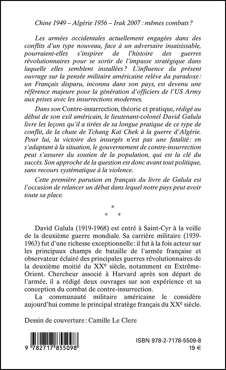 Contre-insurrection - David Galula - ECONOMICA