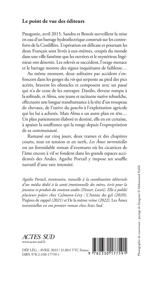 Les Âmes torrentielles - Agathe Portail - ACTES SUD