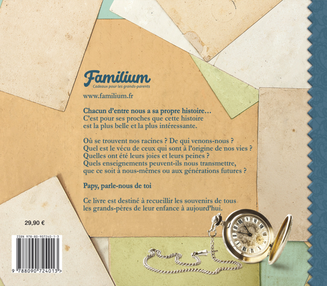 PAPY PARLE NOUS DE TOI -  MONIKA KOPRIVOVA. - FAMILIUM