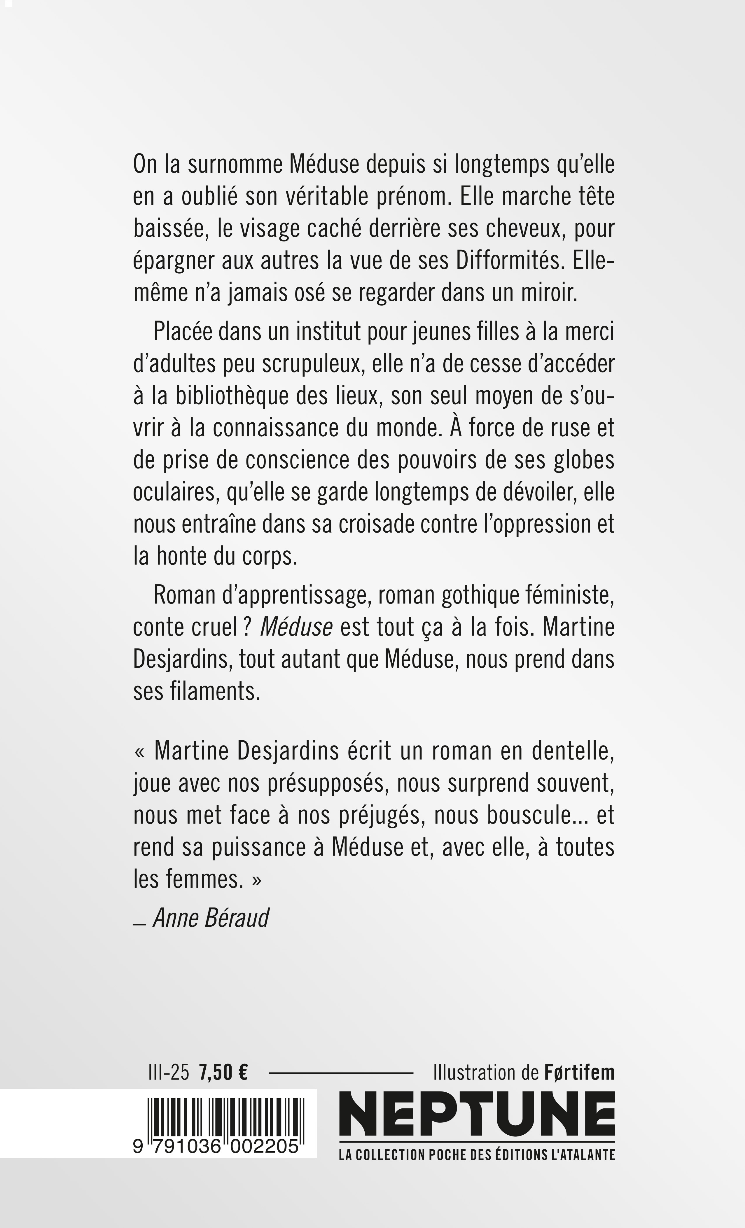 Méduse - Martine Desjardins - ATALANTE