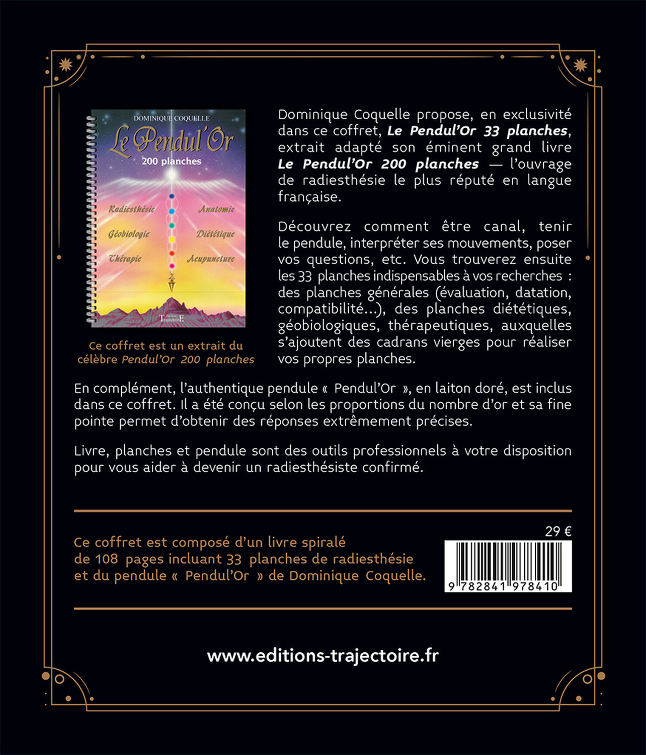 Le Pendul'or - 33 planches - Coffret - Dominique Coquelle, Dominique Coquelle - TRAJECTOIRE