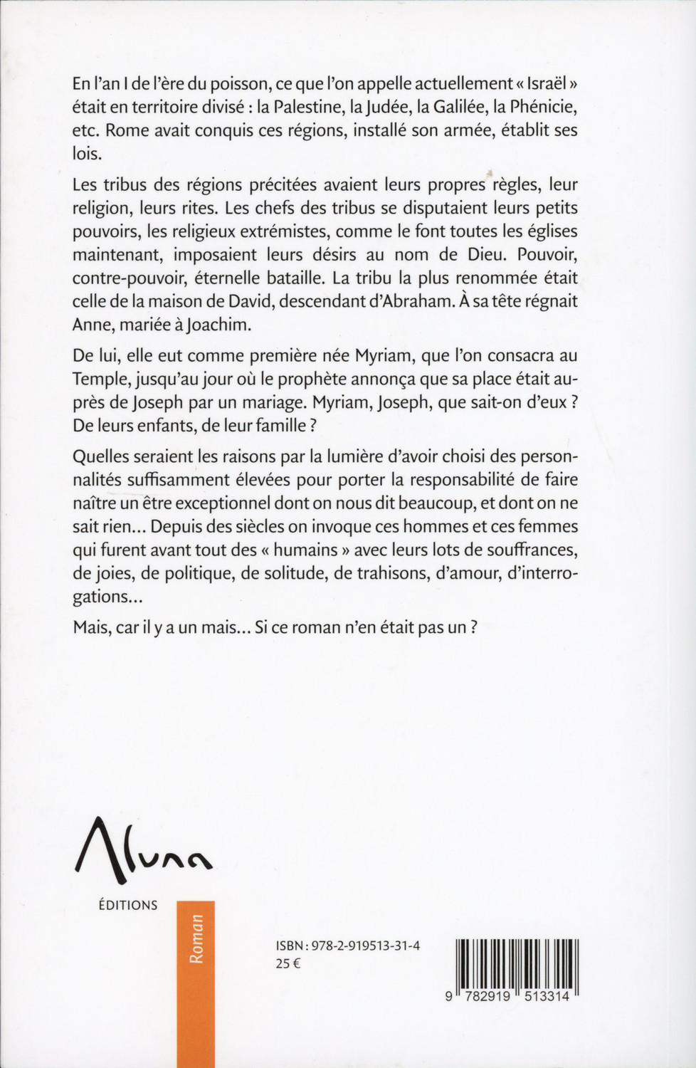Joseph-Emmanuel le Nazoréen - Le Verbe éternel incarné - Alexis Ambre - ALUNA